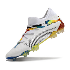 Chuteira Campo FG Puma Future 7 Pack Heatmap Preta e Amarela