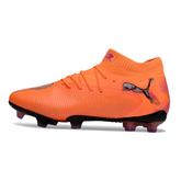 Chuteira Campo FG Puma Future 8 Laranja e Rosa