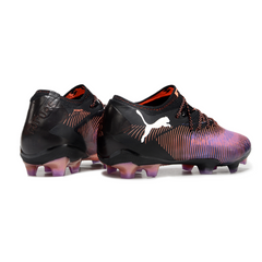 Chuteira Campo FG Puma Future 8 Low Cut Pack Neymar Unlimited Preta e Amarela