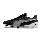 Chuteira Campo FG Puma King Ultimate Pack Eclipse Preta e Cinza