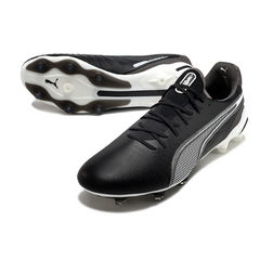 Chuteira Campo FG Puma King Ultimate Pack Eclipse Preta e Cinza