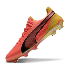 Chuteira Campo FG Puma King Ultimate Pack Tricks Preta e Branca