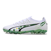Chuteira Multiterreno MG Puma Ultra 5 Carbon Branca e Verde