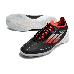 Chuteira Futsal IC Adidas F50 Elite Preta, Vermelha e Branca