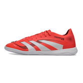 Chuteira Futsal IC Adidas Predator 25 Elite Pack Pure Victory Preta e Branca