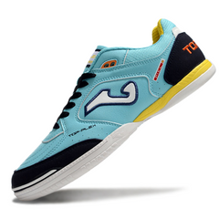 Chuteira Futsal IC Joma Top Flex 24 Light Azul e Amarela