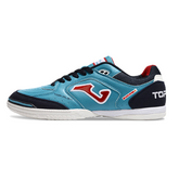 Chuteira Futsal IC Joma Top Flex 24 Azul e Vermelha