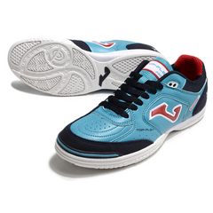 Chuteira Futsal IC Joma Top Flex 24 Azul e Vermelha
