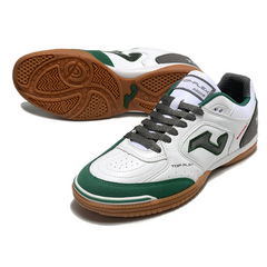 Chuteira Futsal IC Joma Top Flex 24 Branca, Preta e Verde