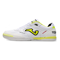 Chuteira Futsal IC Joma Top Flex 24 Branca e Amarela
