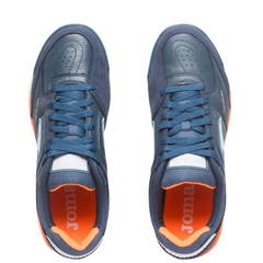 Chuteira Futsal IC Joma Top Flex Rebound Azul e Laranja