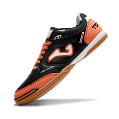 Chuteira Futsal IC Joma Top Flex 24 Preta e Laranja