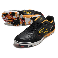 Chuteira Futsal IC Joma Top Flex 24 Preta e Amarela