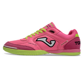 Chuteira Futsal IC Joma Top Flex 24 Rosa e Verde