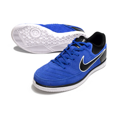 Chuteira Futsal IC Nike5 Street Gato Azul e Preta
