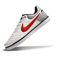 Chuteira Futsal IC Nike5 Street Gato Branca e Vermelha