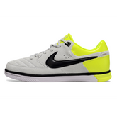 Chuteira Futsal IC Nike5 Street Gato Cinza e Verde