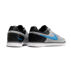 Chuteira Futsal IC Nike5 Street Gato Cinza e Azul