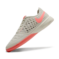 Chuteira Futsal IC Nike Lunar Gato II Cinza e Rosa