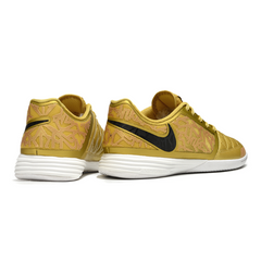 Chuteira Futsal IC Nike Lunar Gato II Dourada