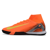 Chuteira Futsal IC Nike Mercurial Superfly 10 Academy Laranja e Amarela
