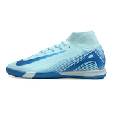 Chuteira Futsal IC Nike Mercurial Superfly 10 Academy Pack Mad Ambition Preta e Branca