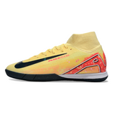 Chuteira Futsal IC Nike Mercurial Superfly 10 Academy Pack Mbappe Preta e Branca