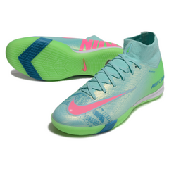 Chuteira Futsal IC Nike Mercurial Superfly 10 Elite Pack Cosmic Speed 2 Preta e Azul
