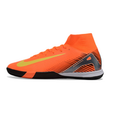 Chuteira Futsal IC Nike Mercurial Superfly 10 Elite Laranja e Amarela
