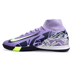 Chuteira Futsal IC Nike Mercurial Superfly 10 Elite Pack United 001 Preta e Branca
