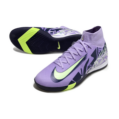 Chuteira Futsal IC Nike Mercurial Superfly 10 Elite Pack United 001 Preta e Branca