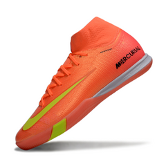 Chuteira Futsal IC Nike Mercurial Superfly 10 Elite Pack Cosmic Speed 2 Preta e Azul