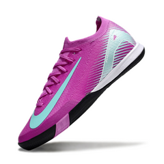 Chuteira Futsal IC Nike Zoom Mercurial Vapor 16 Elite Roxa e Azul-Clara