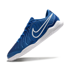 Chuteira Futsal IC Nike Tiempo 10 Legend Academy Pack Mad Ambition Azul e Amarela