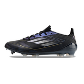 Chuteira Campo FG Adidas F50 Elite Pack Darkspark Preta e Amarela Infantil