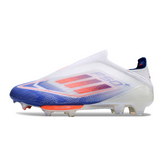 Chuteira Campo FG Adidas F50+ Elite Sem Cadarço Verde e Preta Infantil