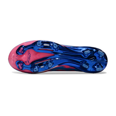 Chuteira Campo FG Adidas F50+ Elite Sem Cadarço Preta e Vermelha Infantil