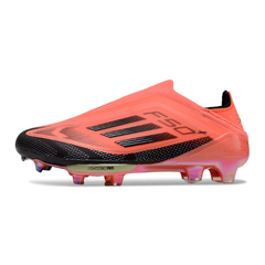 Chuteira Campo FG Adidas F50+ Elite Sem Cadarço Vivid Horizon Infantil