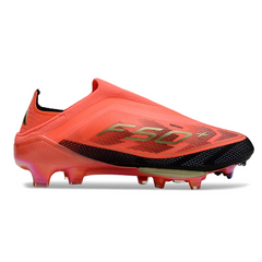 Chuteira Campo FG Adidas F50+ Elite Sem Cadarço Vivid Horizon Infantil