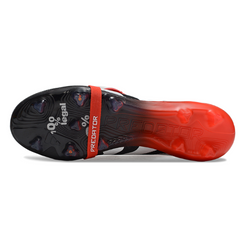 Chuteira Campo FG Adidas Predator 25 Elite Com Língua Preta e Branca Infantil