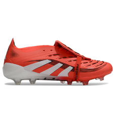 Chuteira Campo FG Adidas Predator 25 Elite Com Língua Pack Pure Victory Infantil