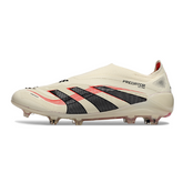 Chuteira Campo FG Adidas Predator 25 Elite Sem Cadarço Pack Goal Hunter Infantil