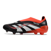 Chuteira Campo FG Adidas Predator 25 Elite Sem Cadarço Verde e Preta Infantil