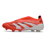 Chuteira Campo FG Adidas Predator 25 Elite Sem Cadarço Pack Pure Victory Infantil