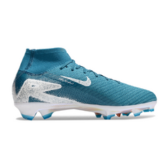 Chuteira Campo FG Nike Air Zoom Mercurial Superfly 10 Elite Azul Infantil