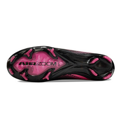 Chuteira Campo FG Nike Air Zoom Mercurial Superfly 10 Elite Preta e Rosa Infantil