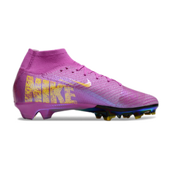 Chuteira Campo FG Nike Air Zoom Mercurial Superfly 10 Elite Roxa Infantil