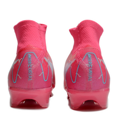 Chuteira Campo FG Nike Air Zoom Mercurial Superfly 10 Elite Pack Thunder Rosa Infantil