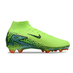 Chuteira Campo FG Nike Air Zoom Mercurial Superfly 10 Elite Verde-Clara Infantil