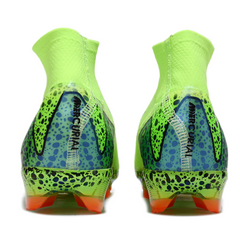 Chuteira Campo FG Nike Air Zoom Mercurial Superfly 10 Elite Verde-Clara Infantil